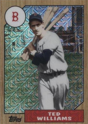 2017 Topps Silver Pack 1987 Design Chrome - Ted Williams #87-TW