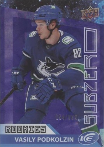 2021-22 Upper Deck Ice - Vasily Podkolzin #SZ-50