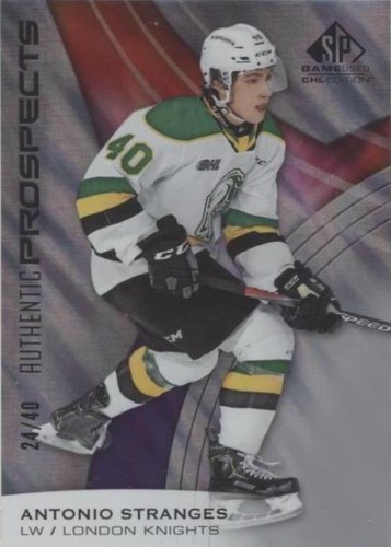 2019-20 Upper Deck SP Game Used CHL Edition - Antonio Stranges #19