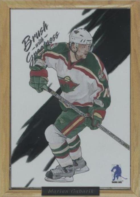 2003-04 In the Game Be A Player Memorabilia - Marian Gaborik #3