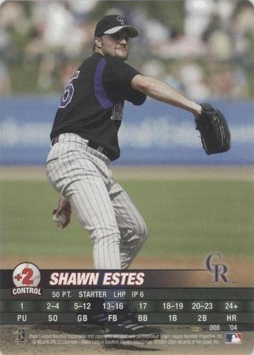 2004 MLB Showdown Pennant Run - Shawn Estes #008