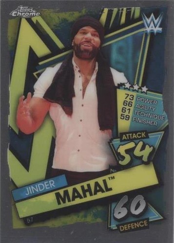 2021 Topps Chrome WWE Slam Attax - Jinder Mahal #57