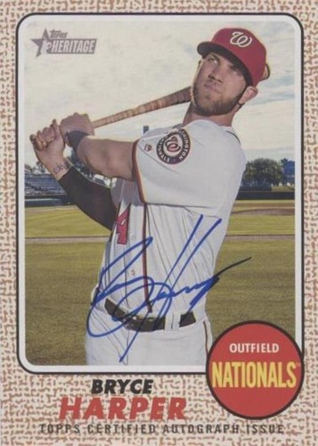 2017 Topps Heritage - Bryce Harper #ROA-BH
