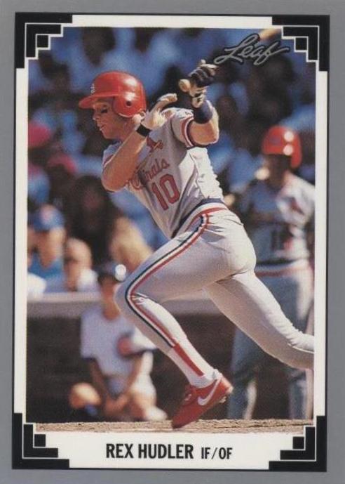 1991 Leaf - Rex Hudler #212