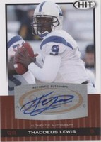 2010 SAGE Hit Thaddeus Lewis #A9