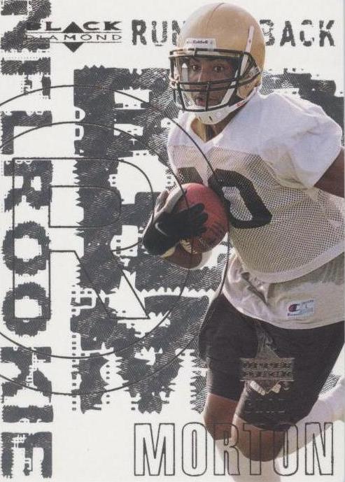 2000 Upper Deck Black Diamond Chad Morton #142