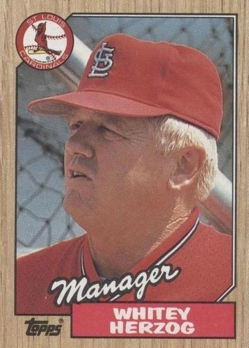 1987 Topps - Whitey Herzog #243