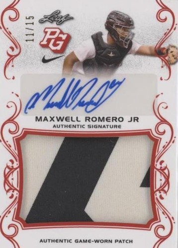 2018 Leaf Perfect Game National Showcase - Maxwell Romero Jr. #PA-MRJ