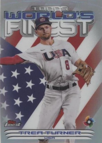 2023 Topps Finest - Trea Turner #2000-19