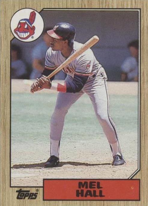 1987 Topps - Mel Hall #51