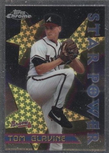 1996 Topps Chrome - Tom Glavine #8