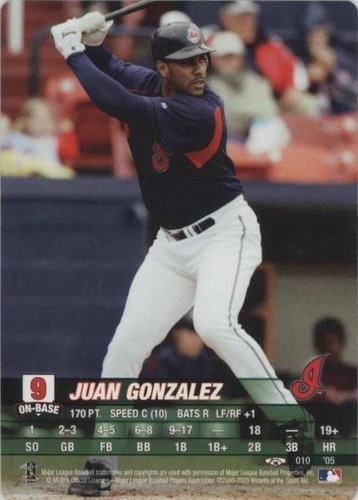 2005 MLB Showdown Trading Deadline - Juan González #010