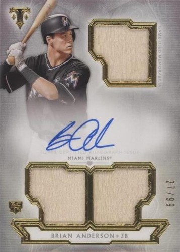 2018 Topps Triple Threads - Brian Anderson #RFPAR-BA