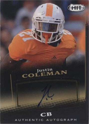 2015 Sage Hit Justin Coleman #A133