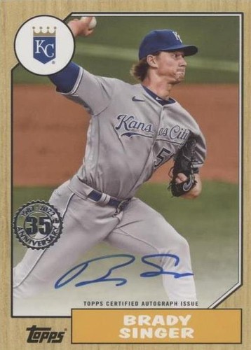 2022 Topps Series 1 - Brady Singer #87BA-BS