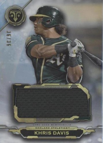 2019 Topps Triple Threads - Khris Davis #SJR-KD
