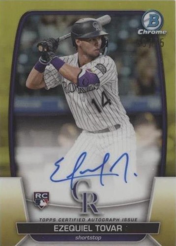 2023 Bowman - Ezequiel Tovar #CRA-ET