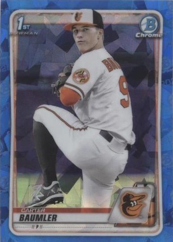 2020 Bowman Chrome Draft Sapphire Edition - Carter Baumler #BD-117