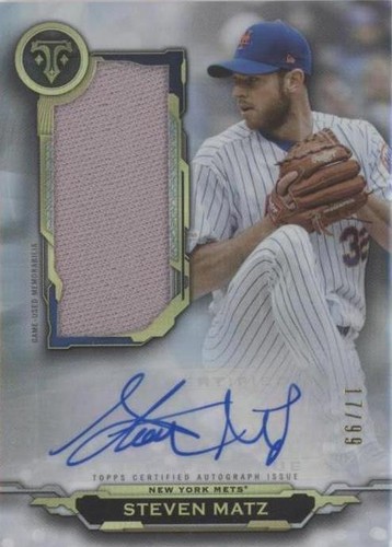 2019 Topps Triple Threads - Steven Matz #AUJR-SMA