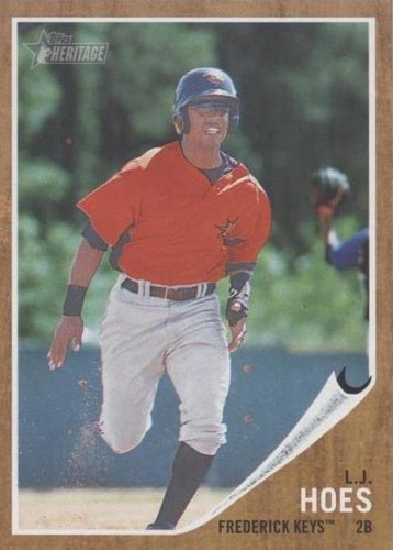 2011 Topps Heritage Minor League Edition - L.J. Hoes #134