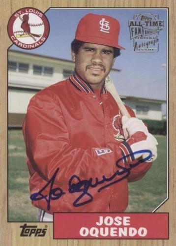 2005 Topps All-Time Fan Favorites - Jose Oquendo #FFA-JOQ