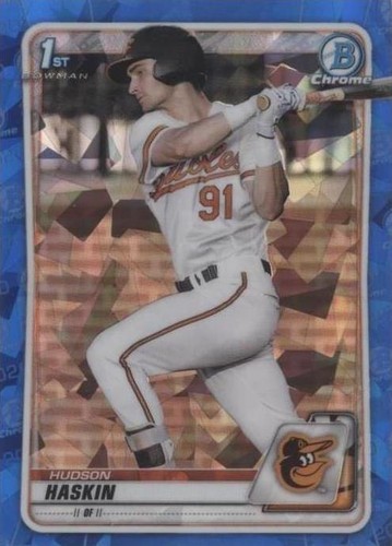 2020 Bowman Chrome Draft Sapphire Edition - Hudson Haskin #BD-130
