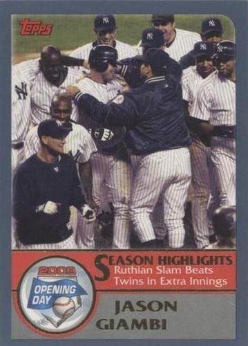 2003 Topps Opening Day - Jason Giambi #163