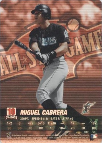 2004 MLB Showdown Pennant Run - Miguel Cabrera #049