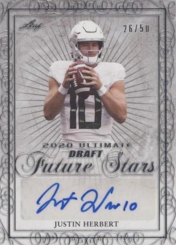 2020 Leaf Ultimate Draft Justin Herbert #FS-JH2