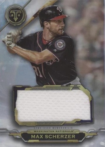 2019 Topps Triple Threads - Max Scherzer #SJR-MS3