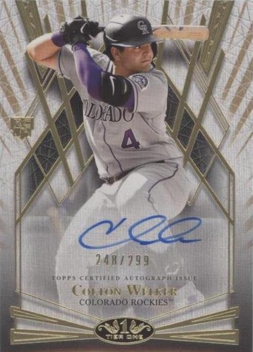 2022 Topps Tier One - Colton Welker #BOA-CWE