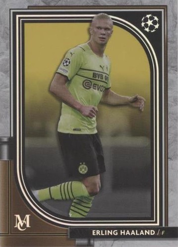 2021-22 Topps Museum Collection UCL Erling Haaland #75