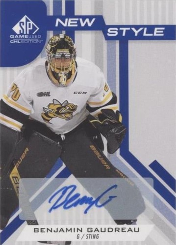 2021-22 Upper Deck SP Game Used CHL Edition - Benjamin Gaudreau #NS-BG