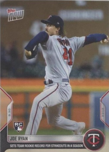 2022 Topps Now - Joe Ryan #986