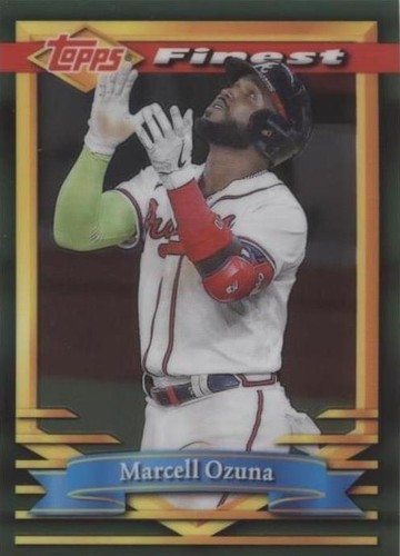 2021 Topps Finest Flashbacks - Marcell Ozuna #121
