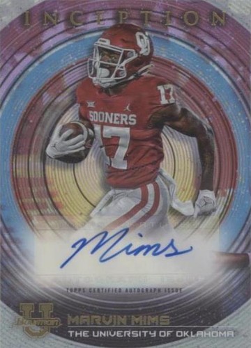 2022-23 Bowman Inception University Marvin Mims #BIA-MMS