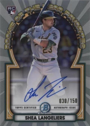 2023 Bowman - Shea Langeliers #ROY-SL