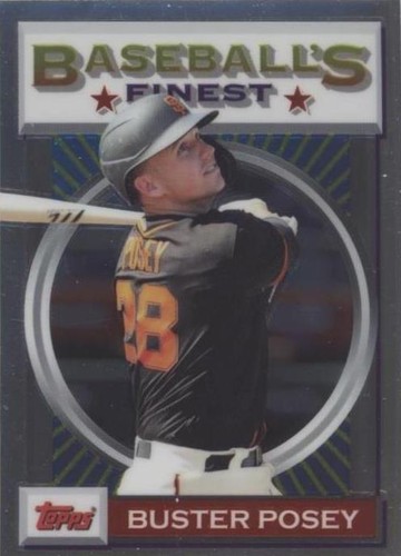 2020 Topps Finest Flashbacks - Buster Posey #156