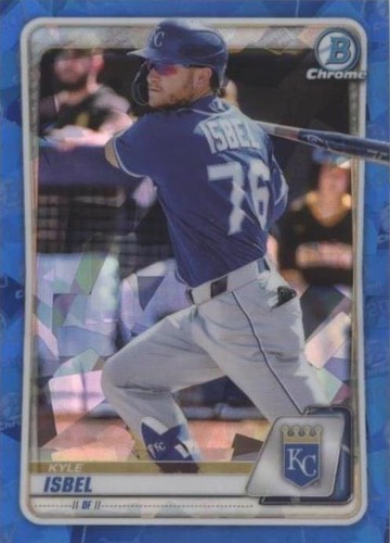 2020 Bowman Chrome Draft Sapphire Edition - Kyle Isbel #BD-182