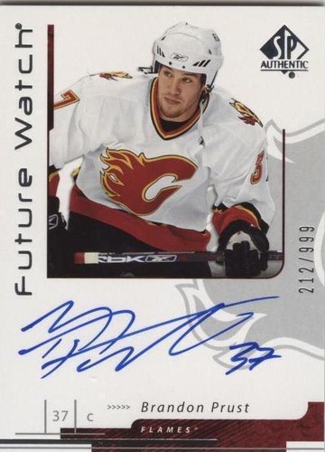 2006-07 SP Authentic - Brandon Prust #170