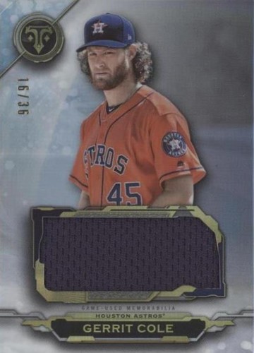 2019 Topps Triple Threads - Gerrit Cole #SJR-GC1