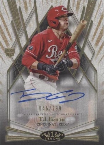 2022 Topps Tier One - T.J. Friedl #BOA-TJF