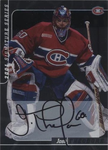 2000-01 In the Game Be A Player Signature Series - Jose Theodore #195