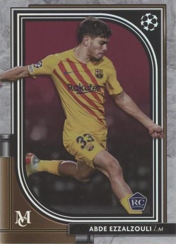 2021-22 Topps Museum Collection UCL Abde Ezzalzouli #47