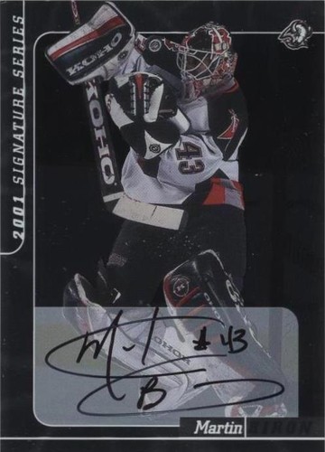 2000-01 In the Game Be A Player Signature Series - Martin Biron #77