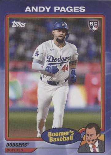 2024 Topps X Chris Berman Boomer's Baseball - Andy Pages #50