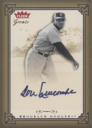 2004 Fleer Greats of the Game - Don Newcombe #GBA-DN