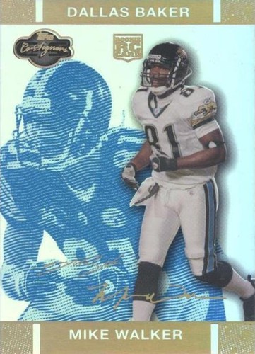 2007 Topps Co-Signers Dallas Baker Mike Sims-Walker #90