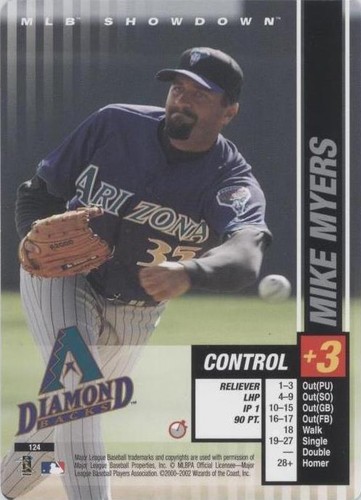 2002 MLB Showdown Trading Deadline - Mike Myers #124