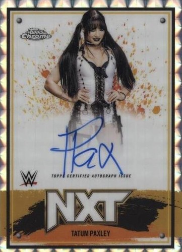 2025 Topps Chrome WWE Tatum Paxley #105 X-Fractor | eBay